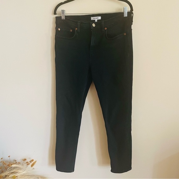 RE/DONE Black High Waist Skinny Jeans 29 - Picture 4 of 8
